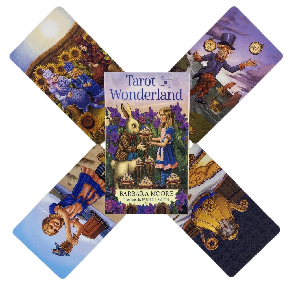 Tarot In Wonderland Cards Deck Christmas Oracle English Visions Divination Edition Borad Playing Games