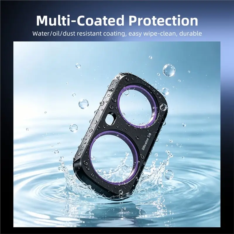 ABKQ-CPL+ Diffusion 1/4+ ND16 Filter Combination Magnetic Lens Filter For Insta360 Luna Ultra Vlog Camera Density