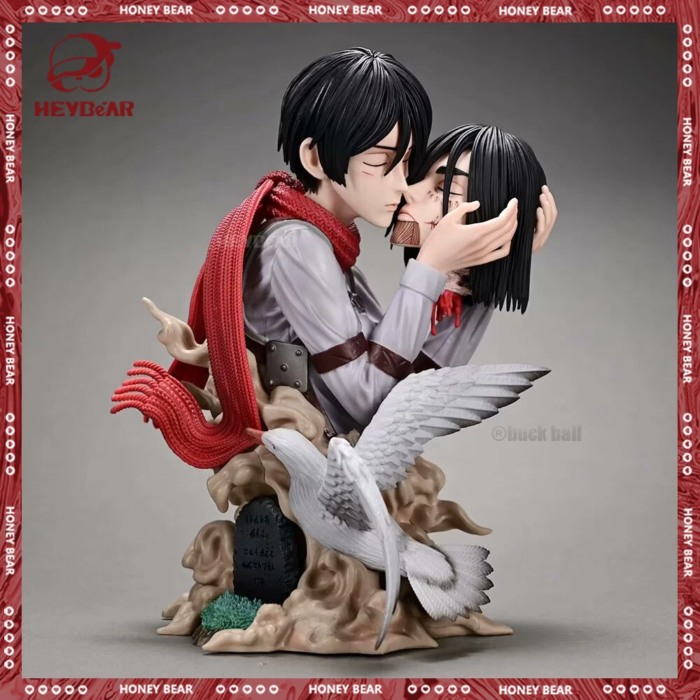 

Attack On Titan Figure Mikasa·Ackerman Anime Figures Eren Figurine Eren Jaeger Models Pvc Statue Collection Toys Ornament Gifts