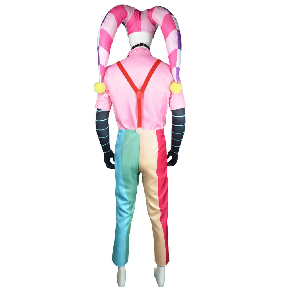 Anime Fizzarolli Cosplay Costume Full Sets Tops Helluva Uniform Suits for Adult Outfit Halloween Carnival Party Clothes Roleplay