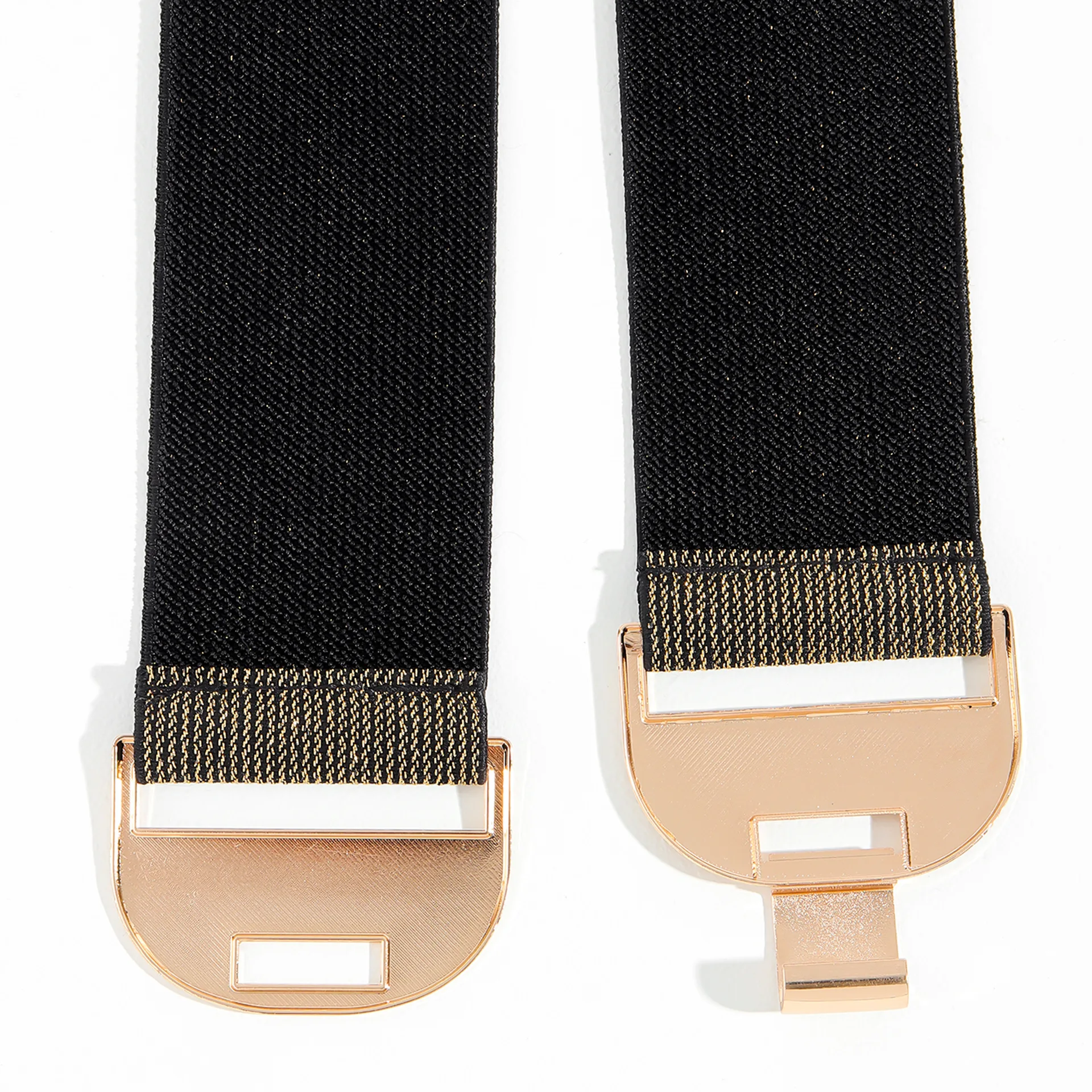 Letni Nowy PP Trawa Pas Biodrowy Damski Elastyczny Tkany Elastyczny Pasek Personalizowany Gładki Geometryczny Klamra Uniwersalny Pasek