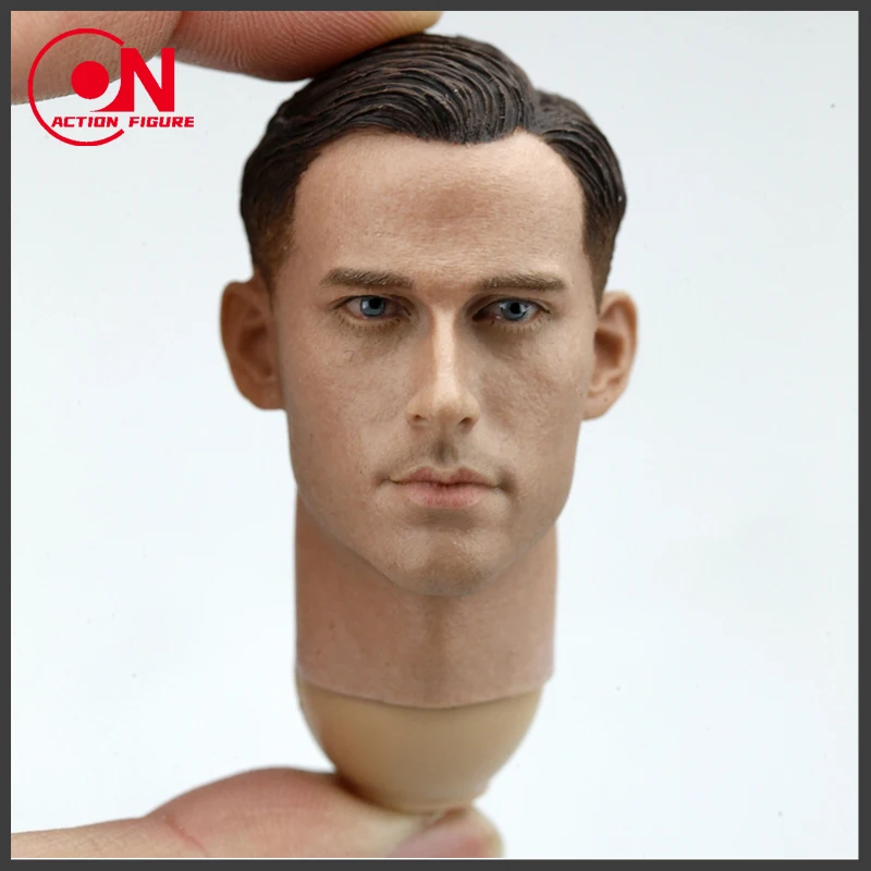 1/6 German Guard of Honor Aaron Head Sculpt WWII Male Soldier Head Carving Model Fit 12 inch Action Figure Body