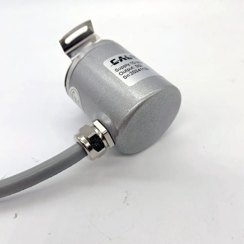 精密 EX38H1312E6SGB 6mm ブラインドホール マルチターン アブソリュートエンコーダ 13ビット SSI グレイコード