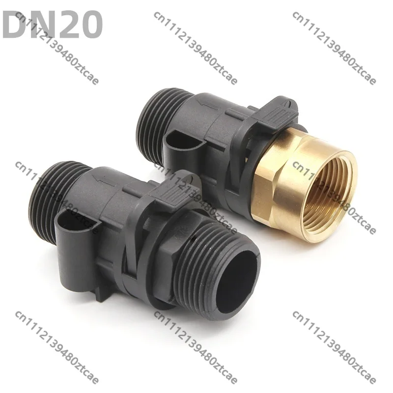 Industrial Variable Area Flow Sensor, G3/4 Connector, 1-40L/min, ±5% Precision, Nylon & Aluminum Water Flow Meter
