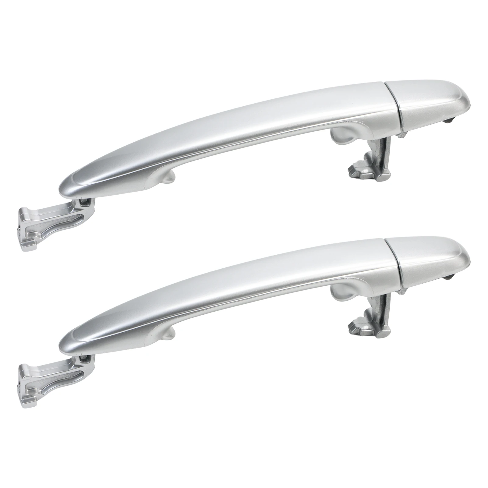 

2 шт., ручка для раздвижной двери для Sienna 2004-2010, левая, правая, серебристая, заменяемая ручка для раздвижной задней двери #69213-08020 69227-08040