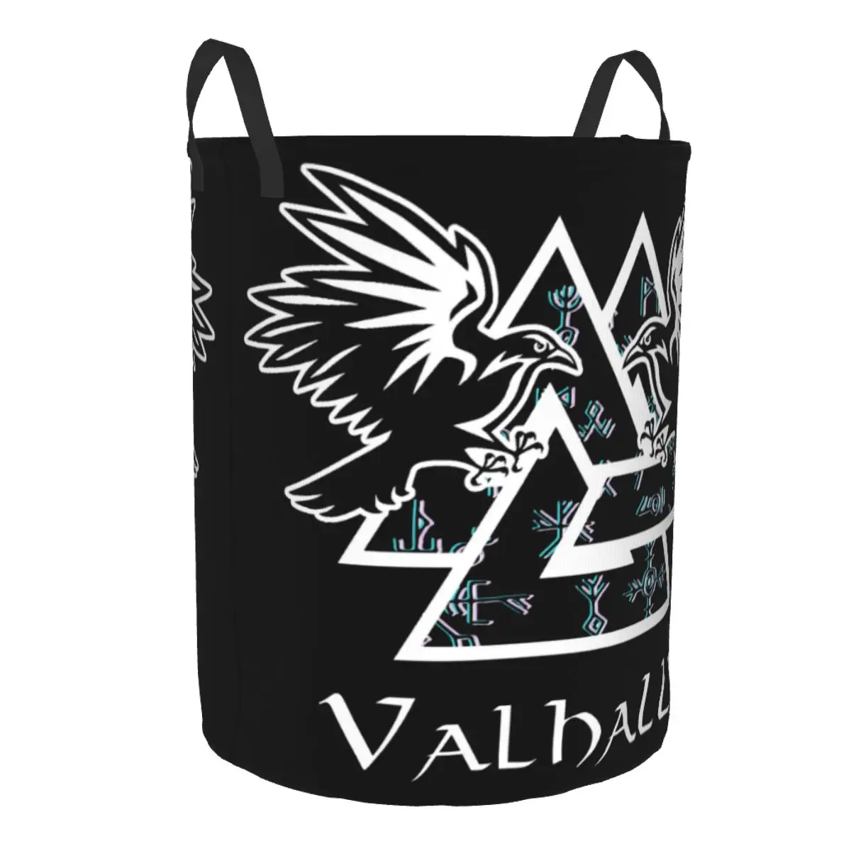 Viking Odins Ravens Laundry Hamper Large Storage Basket Girls Boys Toy Organizer