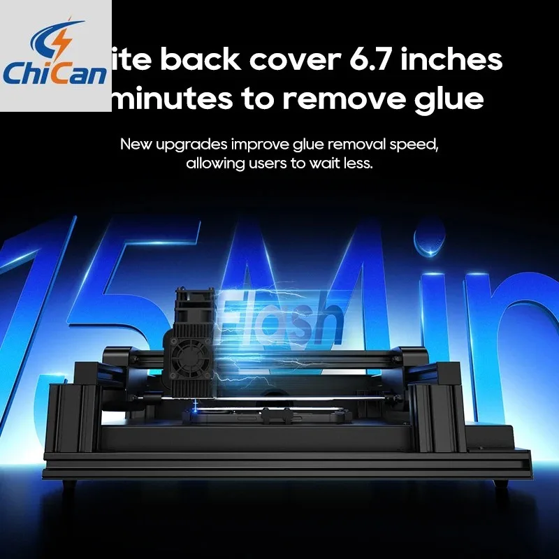 

V3 Back Glass Laser for 8-16 Series Glue Removal Laser Engraving Separator with/Air Purifier Cell Phone Repair Tools Set