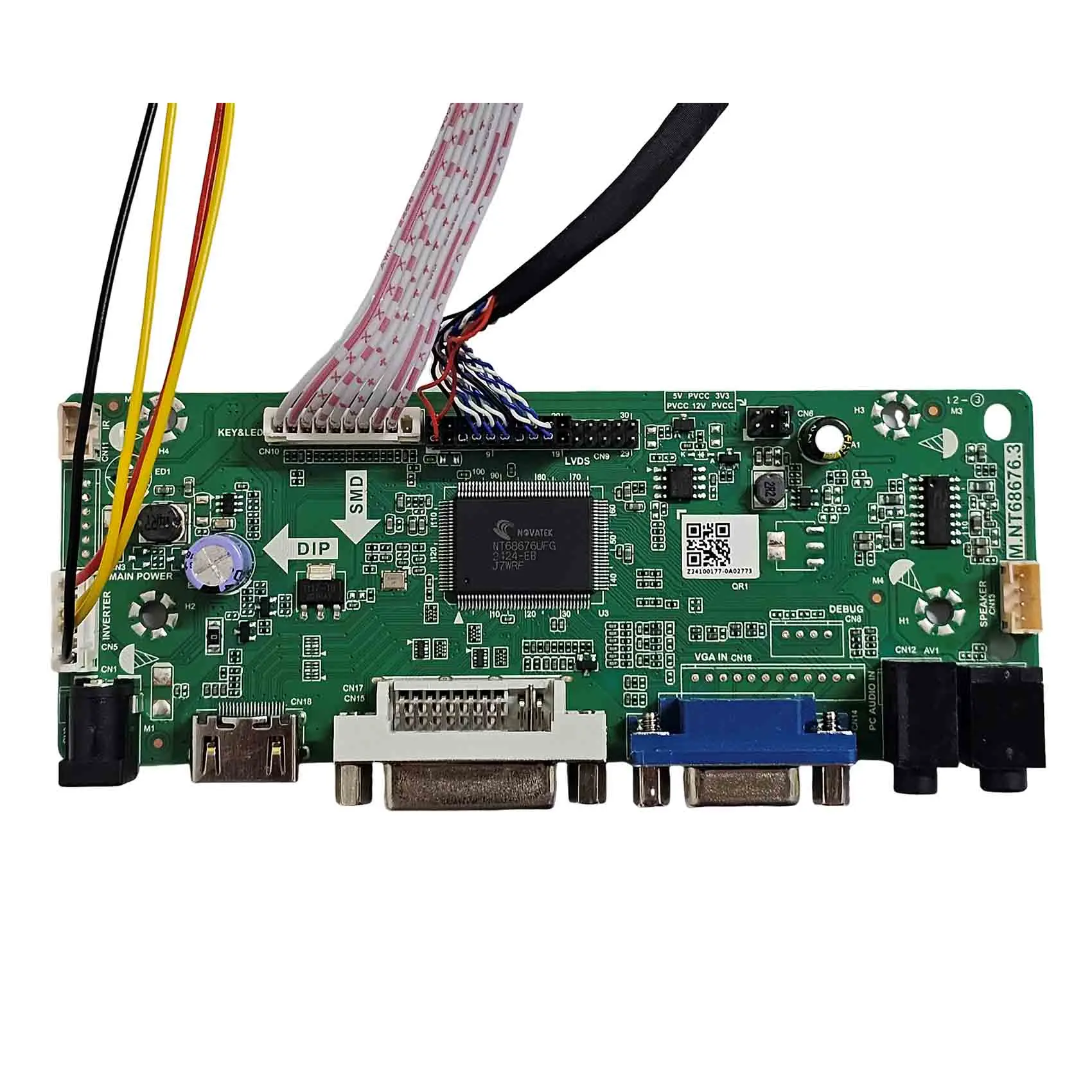 800x600 TM104SDH01 30pin Lcd Controller Board  M.NT68676 Tft Lcd Driver Board for Lcd Display 10.4