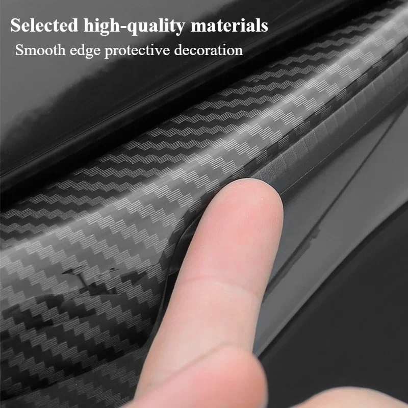 ل تسلا Model3/Y/3 هايلاند 2024 كاميرا جانبية ألياف الكربون نمط لاصقة تزيين الصفر غطاء للحماية قطاع الملحقات #5