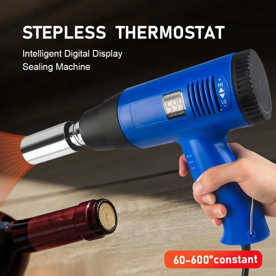 

Heat Shrink Cap Machine Red Wine Bottle Sealing Sleeve Seal Heat Shrink Cap Shrinker Sealing Machine Wine Hot Air Guns