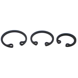 10-50pcs M8~M50 C Type Internal Circlip Retaining Rings for Hole Black 65 Manganese Carbon Steel Circlip Snap Rings DIN472