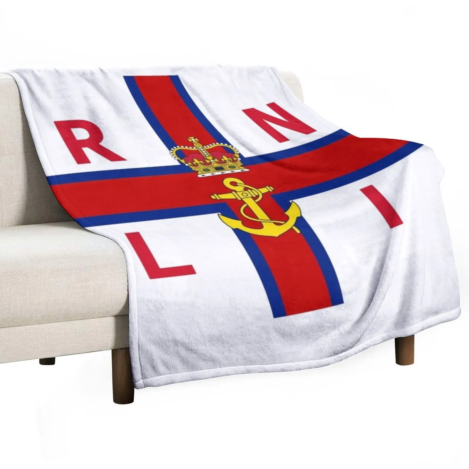 

Royal National Lifeboat Institution flag second 2 Throw Blanket Thin Soft Plaid sofa bed Comforter Blankets