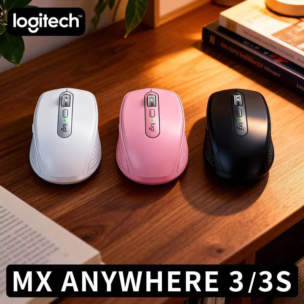 

Logitech Master Series MX Anywhere 3S Bluetooth Беспроводная бесшумная мышь Мягкий звук Офисный женский планшет