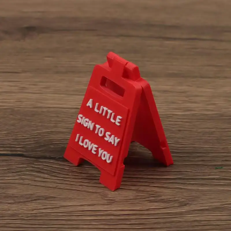 3D Printed I Love You Mini Letter Sign Desktop Ornament Romantic Tabletop Decor Valentines Birthday Gift For Friends Lovers