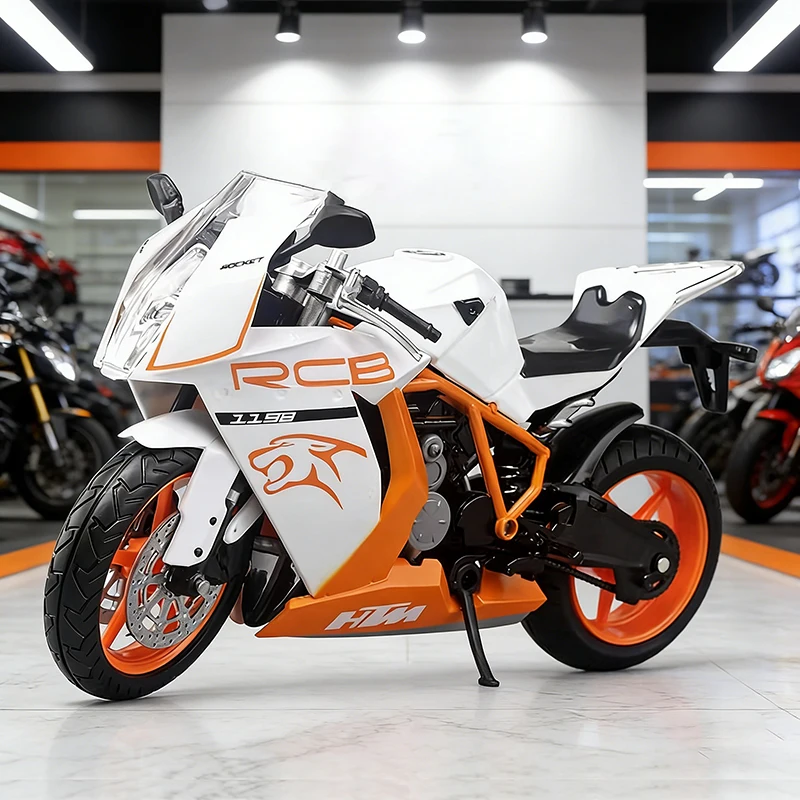 

Модель мотоцикла 1/12 1190 RC8 R, коллекционная игрушка, внедорожный мотоцикл с амортизатором, игрушечный автомобиль