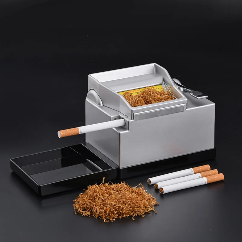 Fully Automatic Cigarette Roller Machine Tobacco Rolling Machine Injector Maker Smoking Accessories Gift for Men Rolling Tray