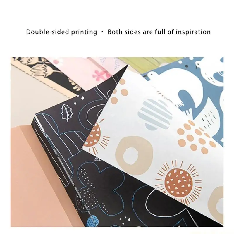 64 Sheets Oil Painting Themed Scrapbook Background Paper for Handmade Bookmarks and Decorating Diary Planner Notebook