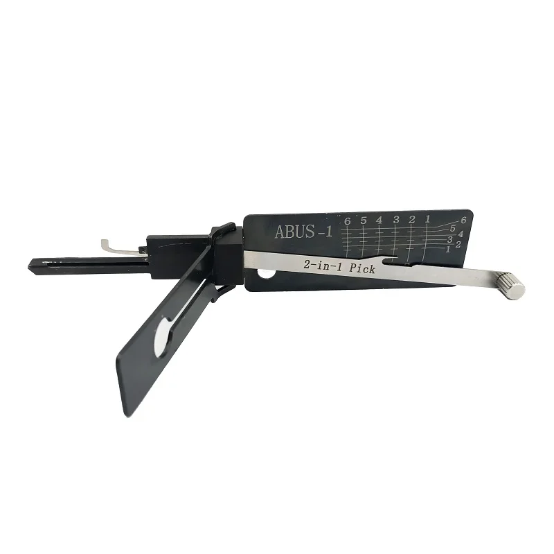 For ABUS-1 Lishi 2in1 style Decoder Civil lock core For ABUS Locksmiths tool  Door opening Tool