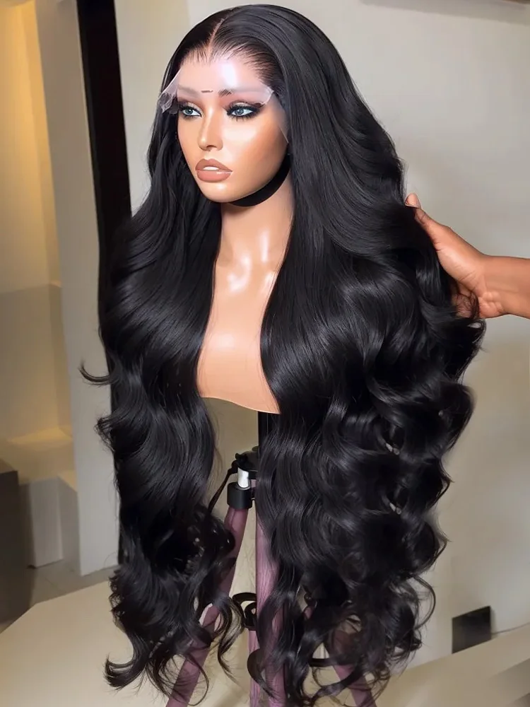 30 40 Inch High Density 5x5 Lace Closure Glueless Wig Human Hair Ready To GO Body Wave 13x6 HD Lace Frontal Wig For Women