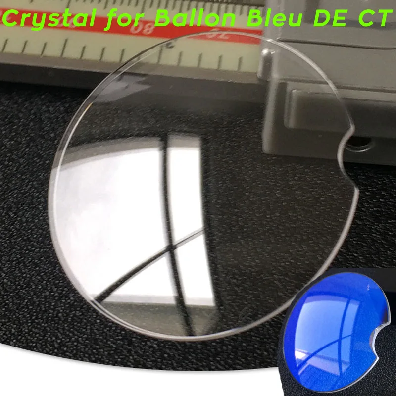 

21mm 29mm 33.5mm Notch Sapphire Watch Crystal for Ballon Bleu DE CT Replacement Watch Glass Lens Repair Tool Parts