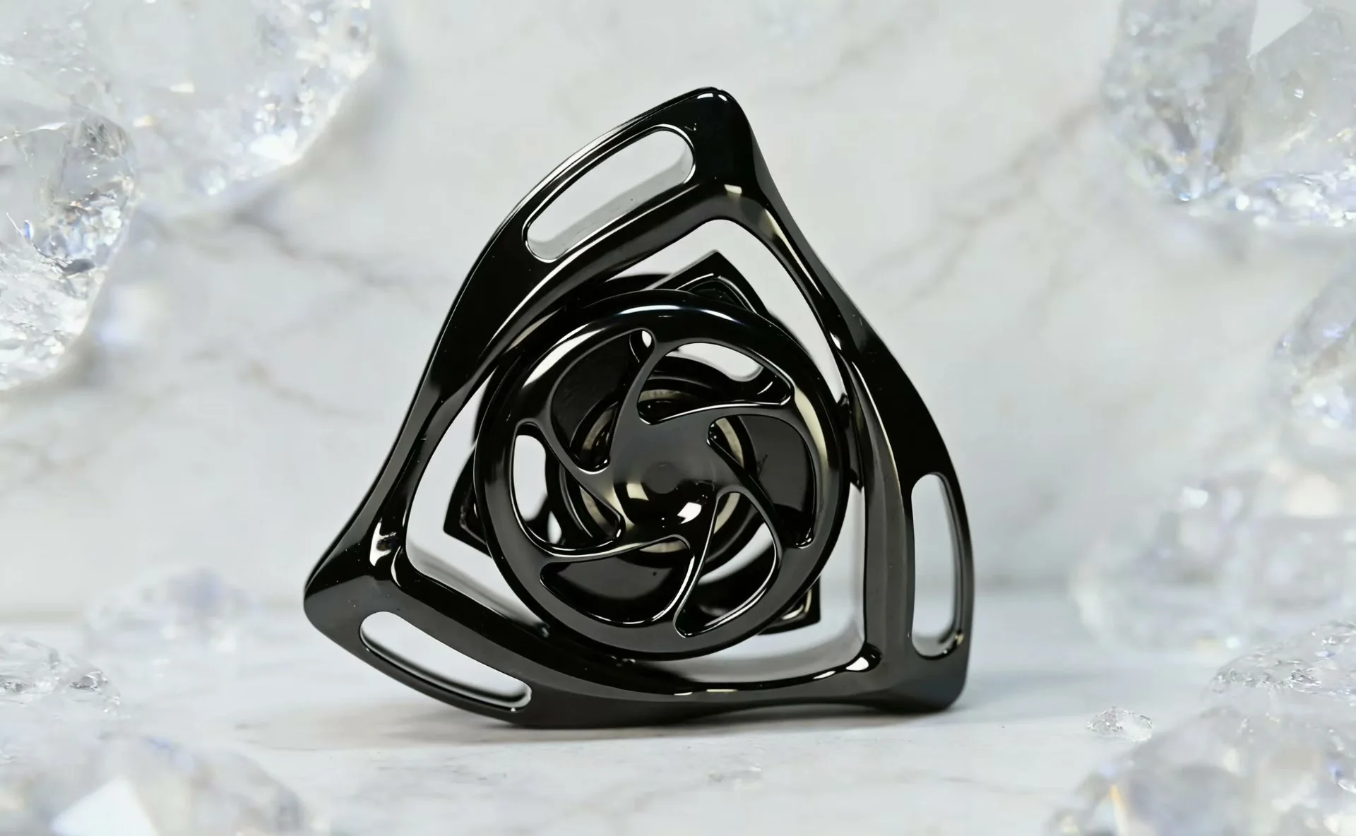 Used EDC Tmax Aesth Gyro, Zirconium Black Flynova Flying Spinner