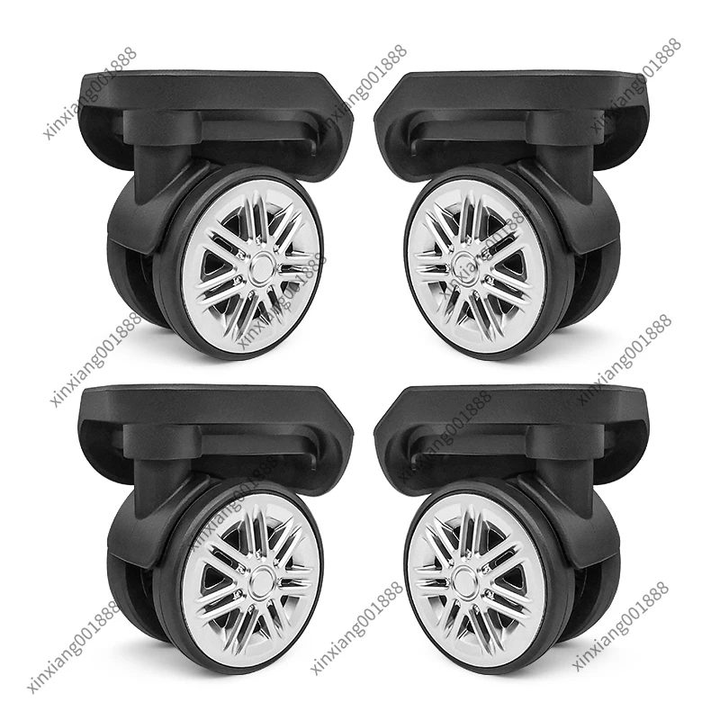 For Baixiang Luggage Wheel Replacement NL033 Universal Silent Wheel Trolley Suitcase Spare Parts Travel Caster Repair