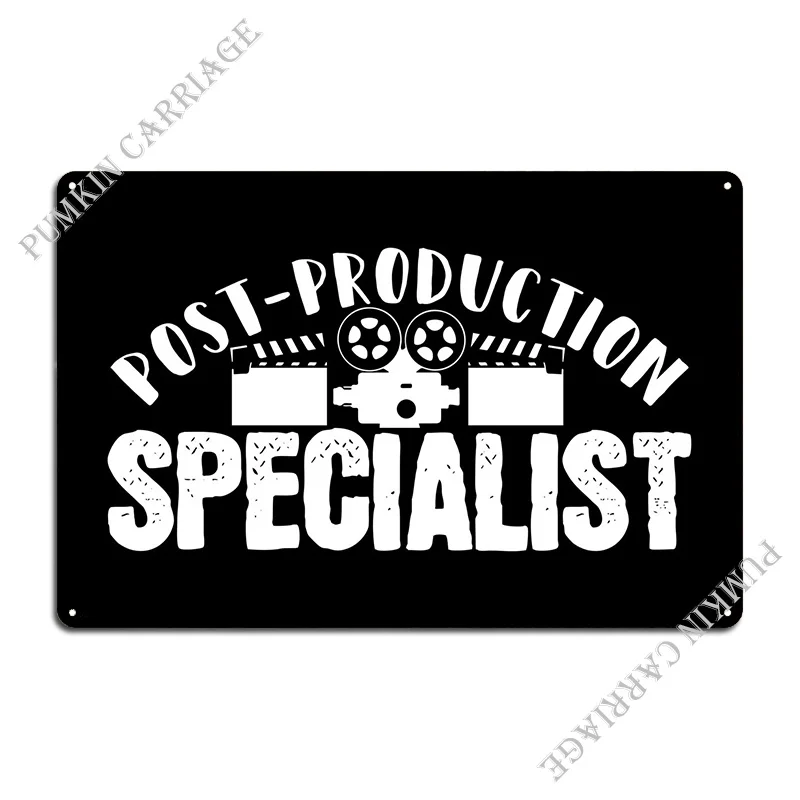 Postproduction Specialist Metal Plaque Poster Cinema Printing Wall Mural Wall Cave Tin Sign Poster