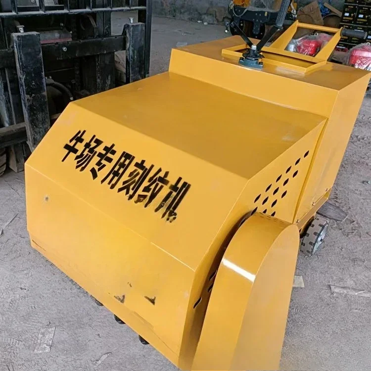 Cattle yard engraving machine with adjustable spacing Cowshed ground slotting machine Cowshed trapezoidal groove grooving machin