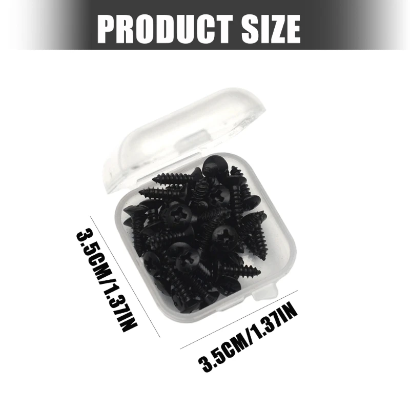 Guitar Hardware Screws Secure Pickguard Attachment Bulk Replacement Bass Screws