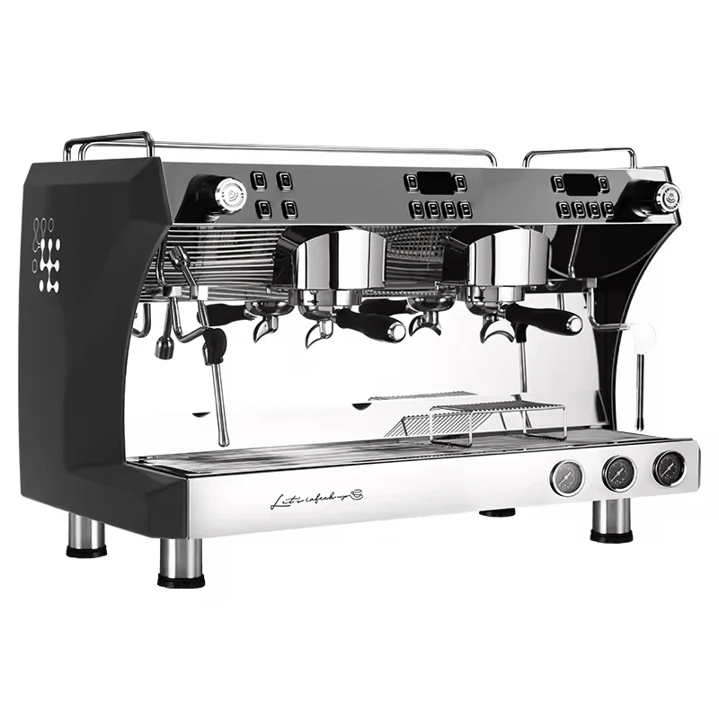 Commercial Stainless Steel Professional 9 Bar Espresso Coffee Machine with Two Group 3120C for Coffee Shop Cafe