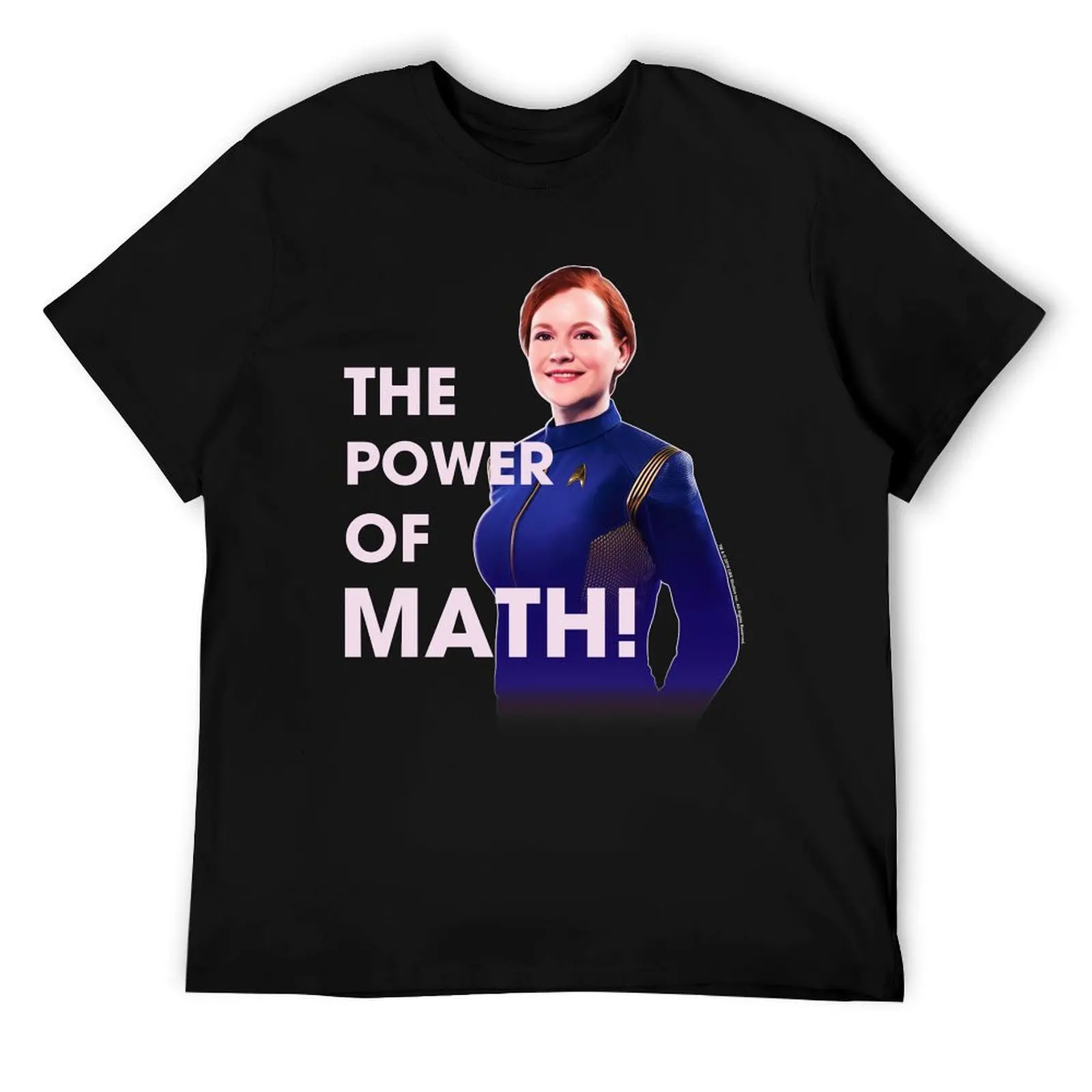 

Star Trek Discovery Silvia Tilly The Power Of Math Portrait T-Shirt t shirt man plain g man t shirts for men T-Shirt