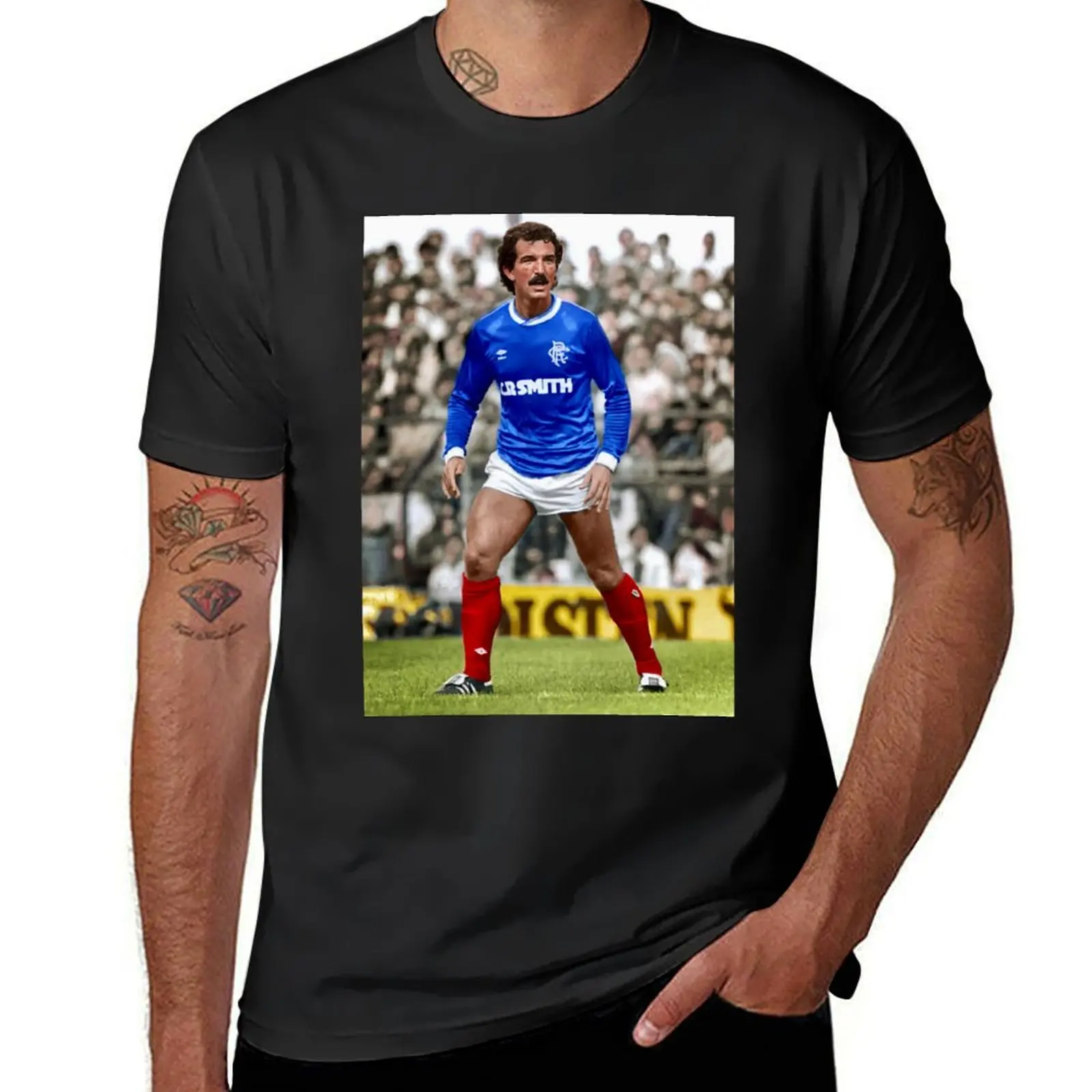 

Colourised Graeme Souness T-Shirt oversizeds plus sizes summer tops sublime mens graphic t-shirts
