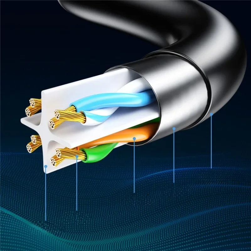 Ethernet Cable Cat6 Lan Cable 5/10/15m UTP Cat 6 RJ 45 Splitter Network Cable RJ45 Twisted Pair Patch Cord for Laptop Router