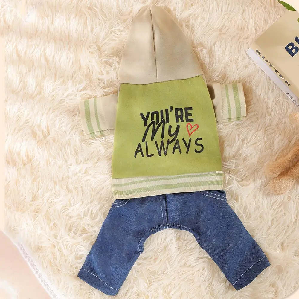 

Chihuahua Puppy Tracksuit Pet Jumpsuit Cute Pullovers Dog Hooded Soft Pet Clothes Spring