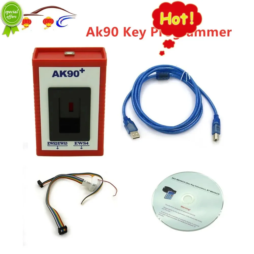 

2024 Professional Key Programmer for BM-W AK90 Key Programmer AK90+ for all EWS Newest Version V3.19