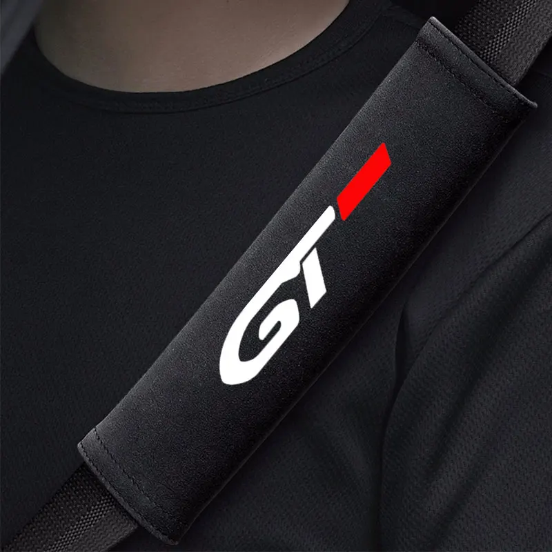 Car Seat Belt Shoulder Protect Cover For Peugeot GT GTline 3008 308 T9 208 508 2008 Rifter 5008 207 206 408 108 4008 Accessories