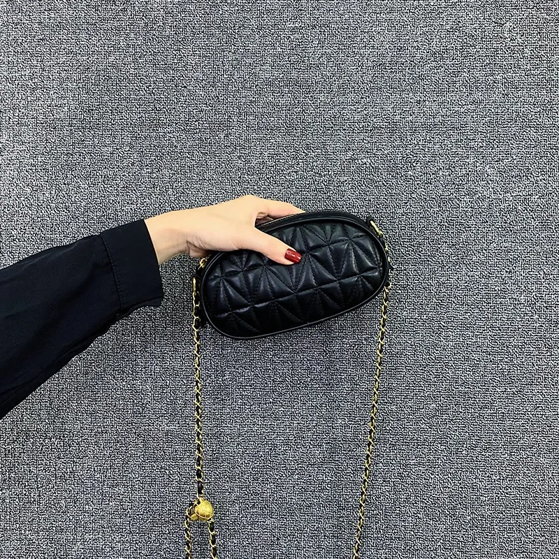 

Mini small bag female bag 2025 new high-quality light luxury designer high-end texture niche design messenger chain bag