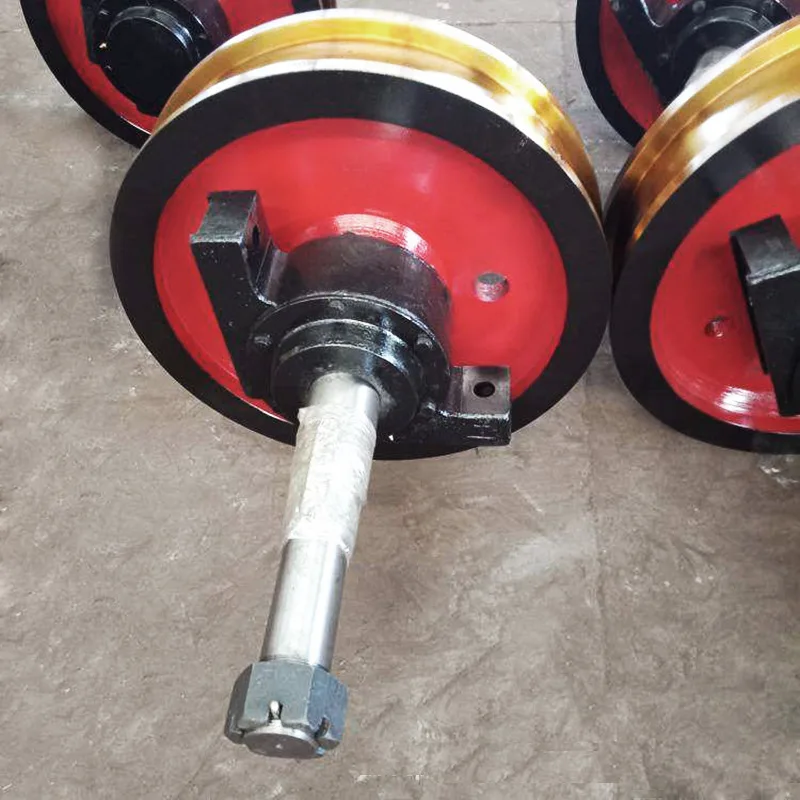 LD type row wheels, crane accessories, crane wheels, single and double beam large wheels