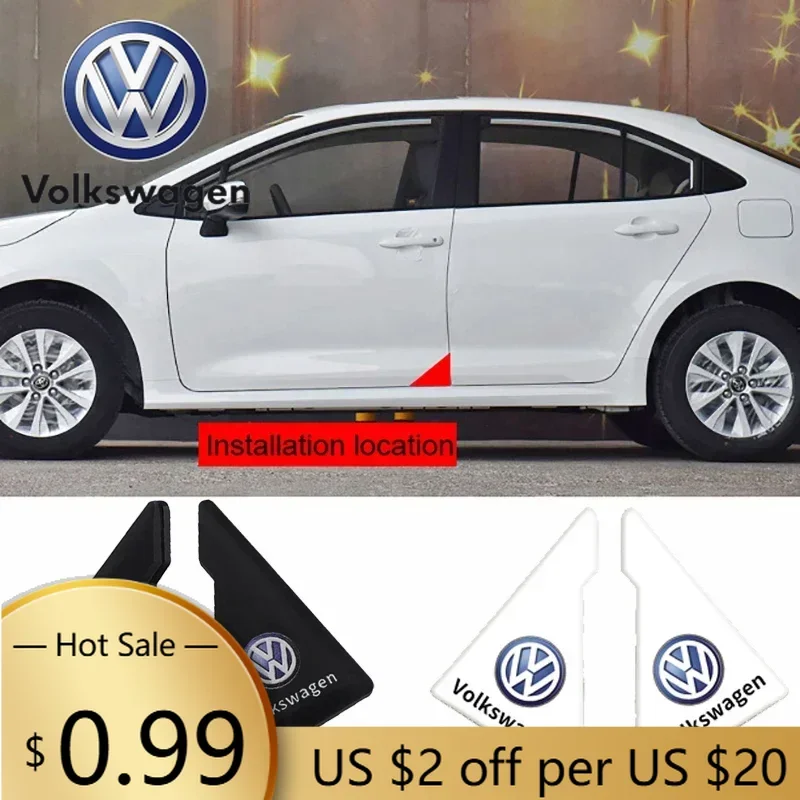 

Новинка 2026: Защитная накладка на уголок двери автомобиля (бампер) для Volkswagen Golf 5, Passat, Jetta, Touareg, Tiguan, Bora, Scirocco