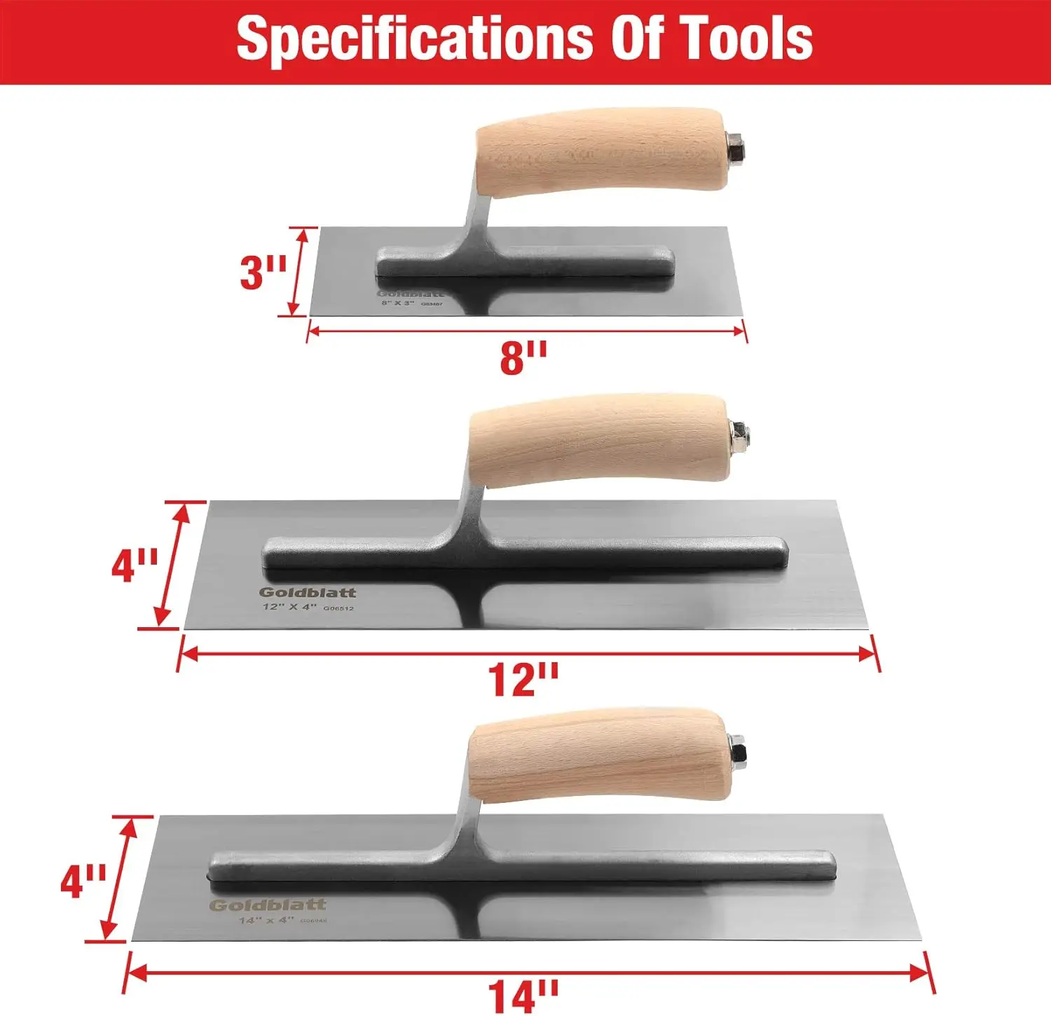 

3 шт. Кельма для гипсокартона, набор каменных кельмов из углеродистой стали включает в себя 14 x 4 дюйма, 12 x 4 дюйма, 8 x 3 дюйма, легкий, новый