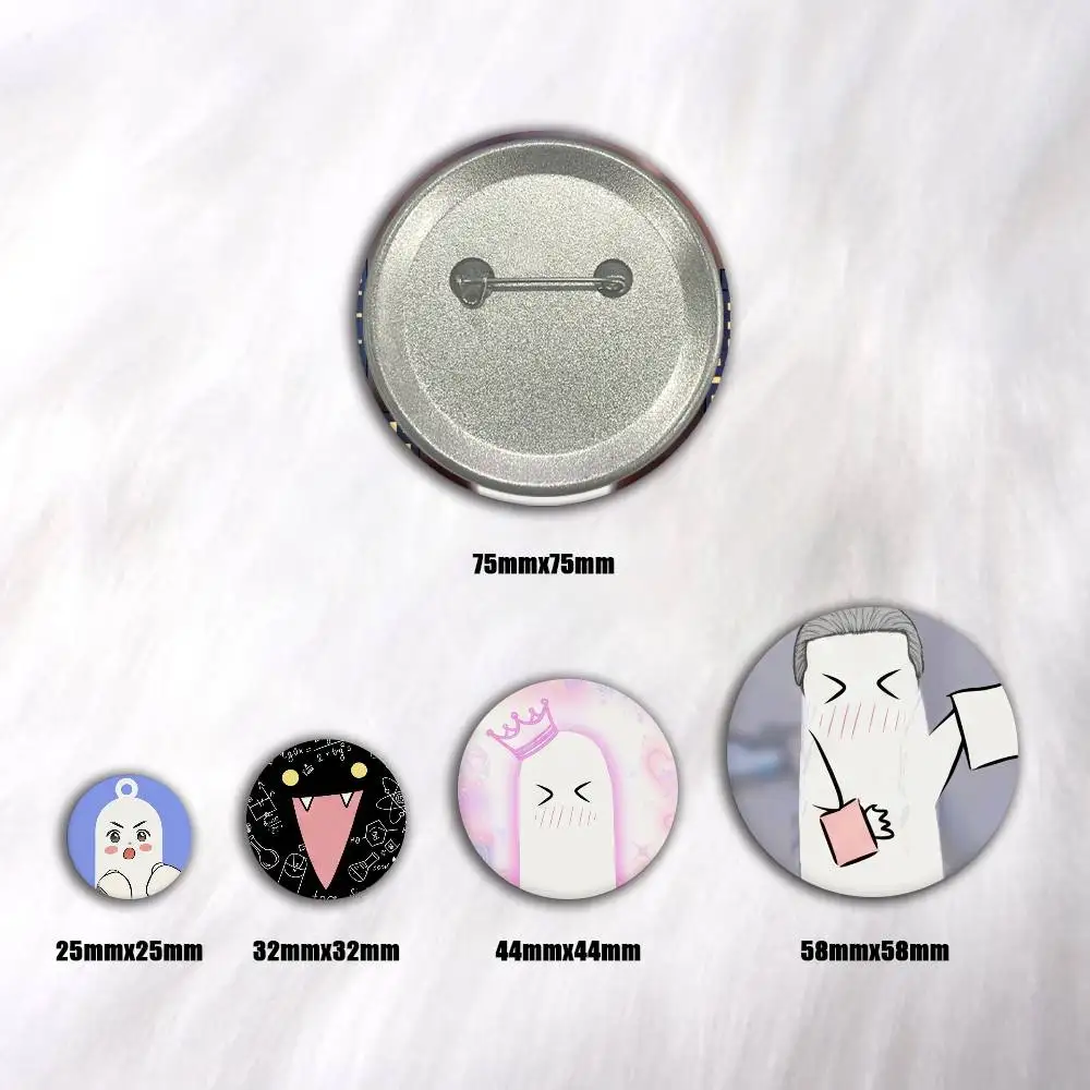 Lightsaber BL Manhwa Pins Badges Round Laser Badge Brooch Clothes Backpack Accessories