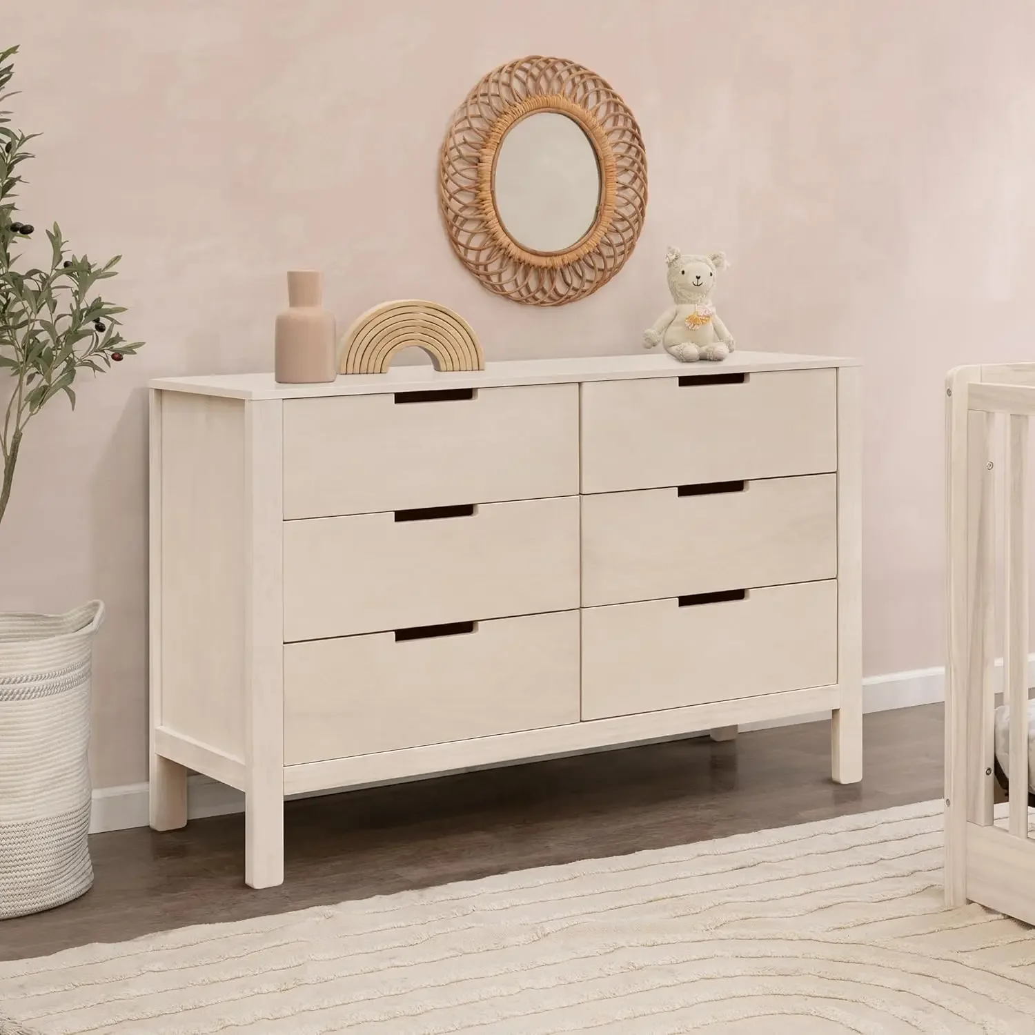 by DaVinci Double Colby 6-Drawer Dresser, Washed Natural (F11926NX)