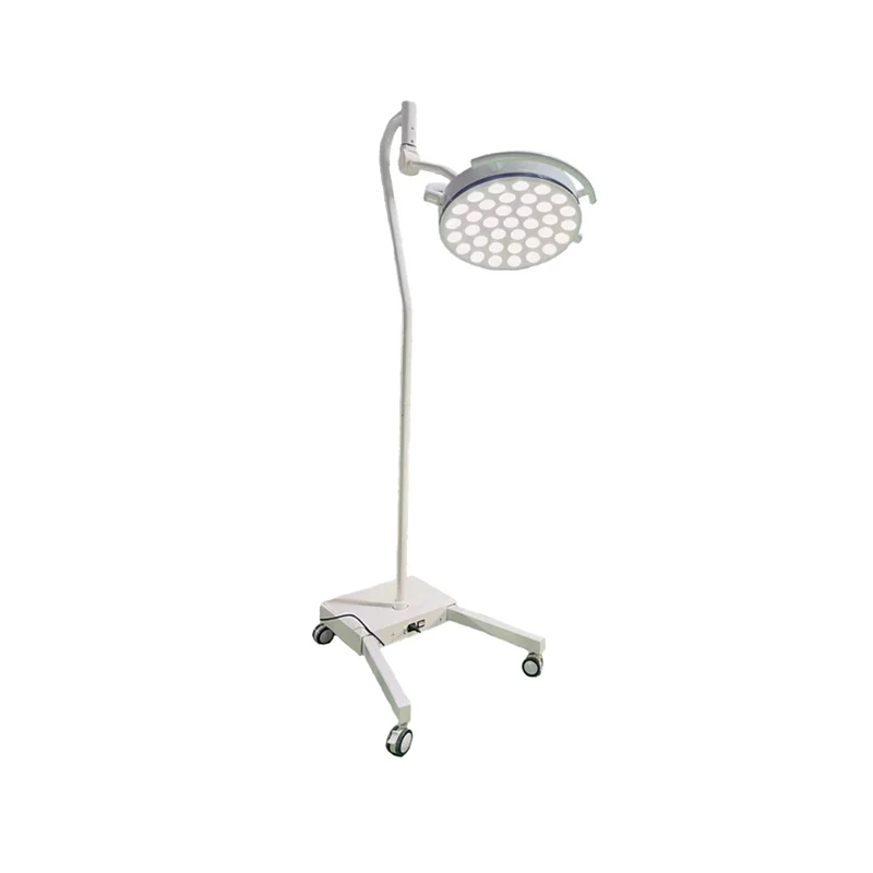 Shadow-free Illumination Floor Standing Adjustable Mobile Veterinary Surgical Examination Lamp for Animals Treatment Room