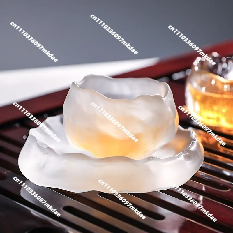 Glazed master cup, small tea cup, Kung Fu tea set glass tea cup