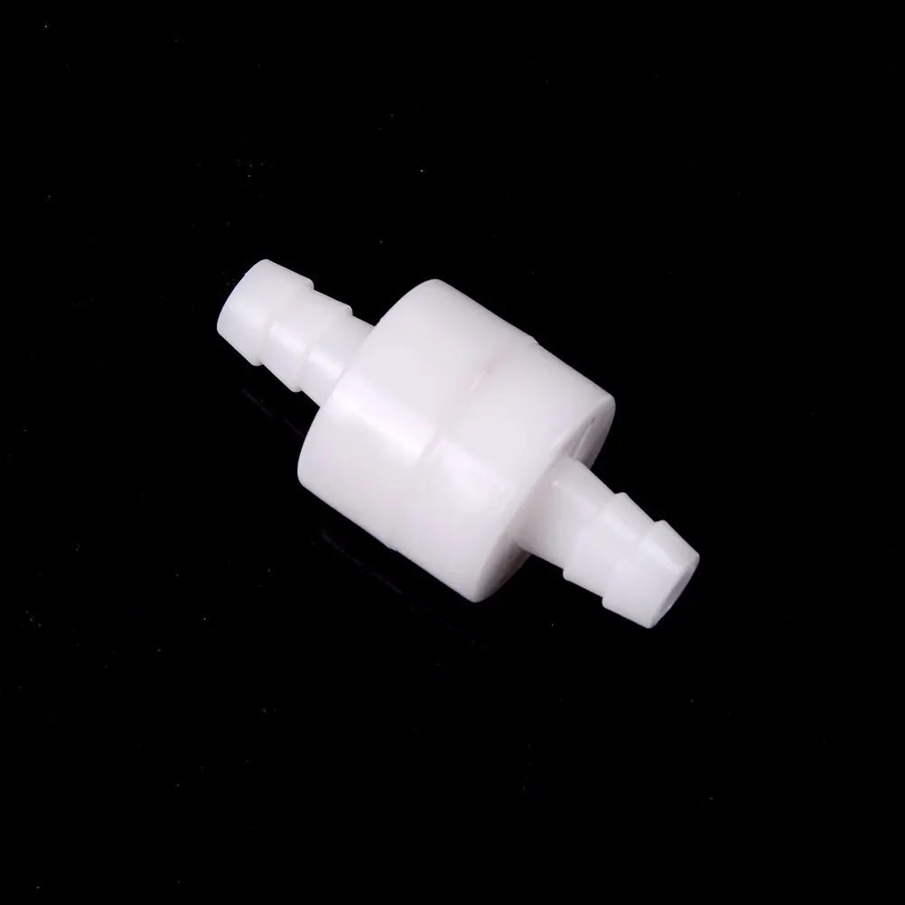1 pz colore bianco plastica 8mm unidirezionale valvola di ritegno in linea Gas combustibile acqua liquida