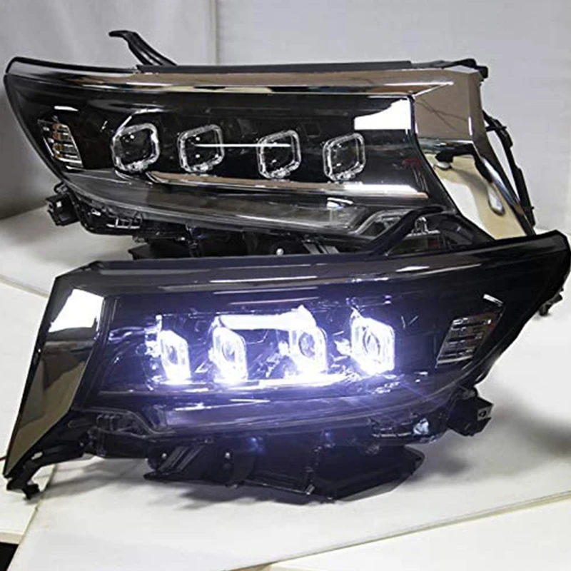 

For Toyota Land Cruiser Prado LED Headlights GXL Wagon Front Lamps 2018-2019 Year PW