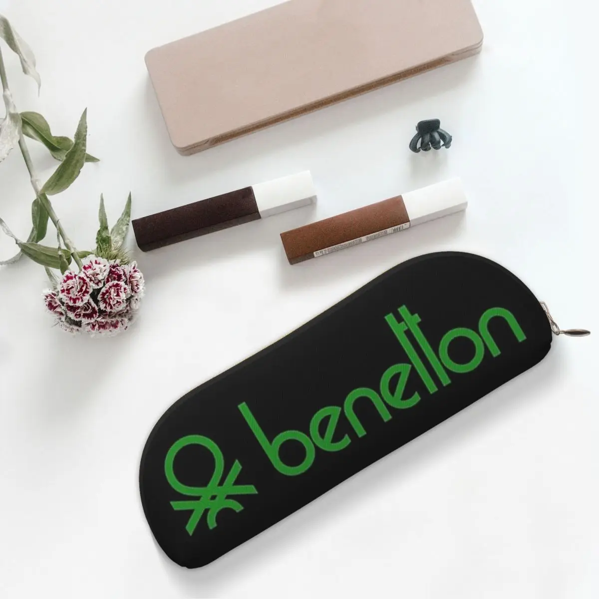 يونايتد كولورز أوف بينيتون مقلمة قلم رصاص الحقيبة تخزين القرطاسية لوازم تخزين كبيرة صندوق القلم حقيبة أقلام رصاص للطلاب