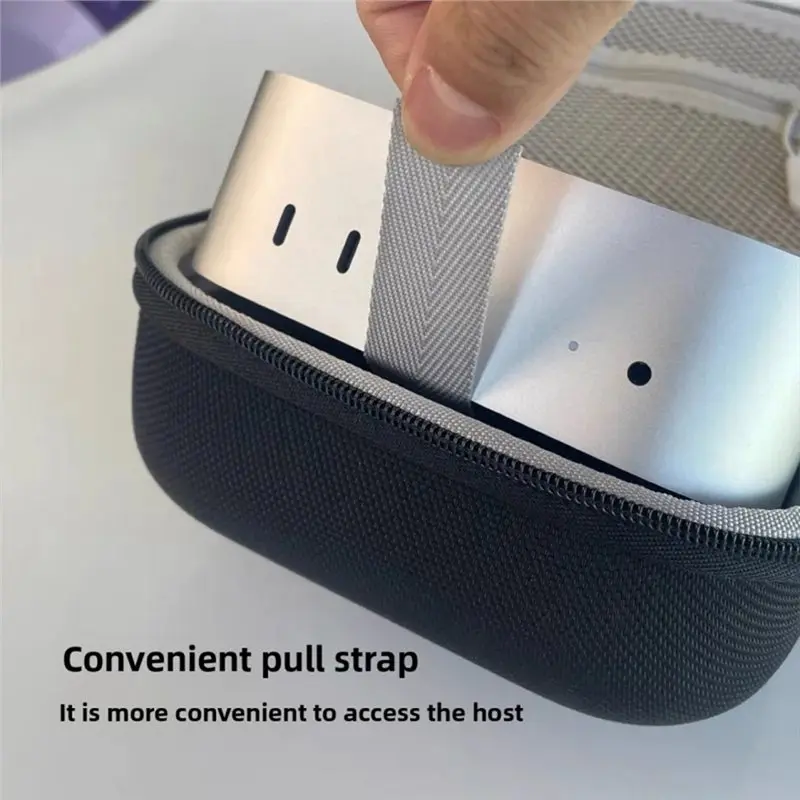 AEA9-Portable Protective Bag For Mac Mini M4/M4 Pro 2024 Shockproof Travel Storage Cover Anti-Scratch Desktop Computer Case