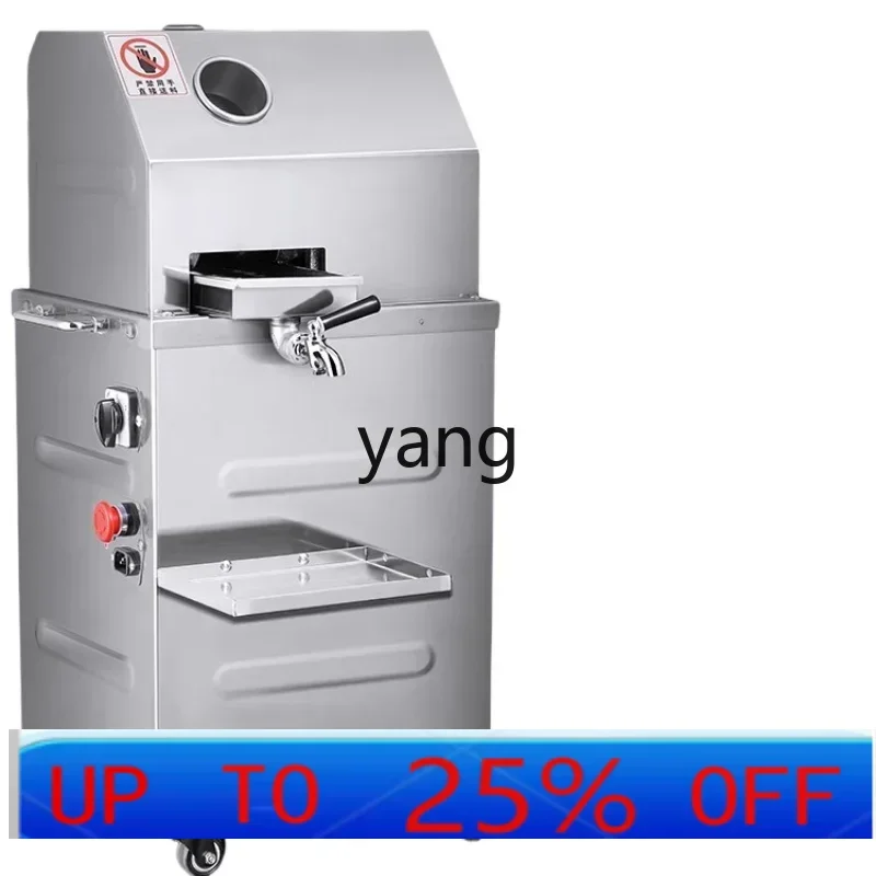 

YJQ Commercial Sugarcane Juicing Machine Stainless Steel Automatic Electric Battery Flow