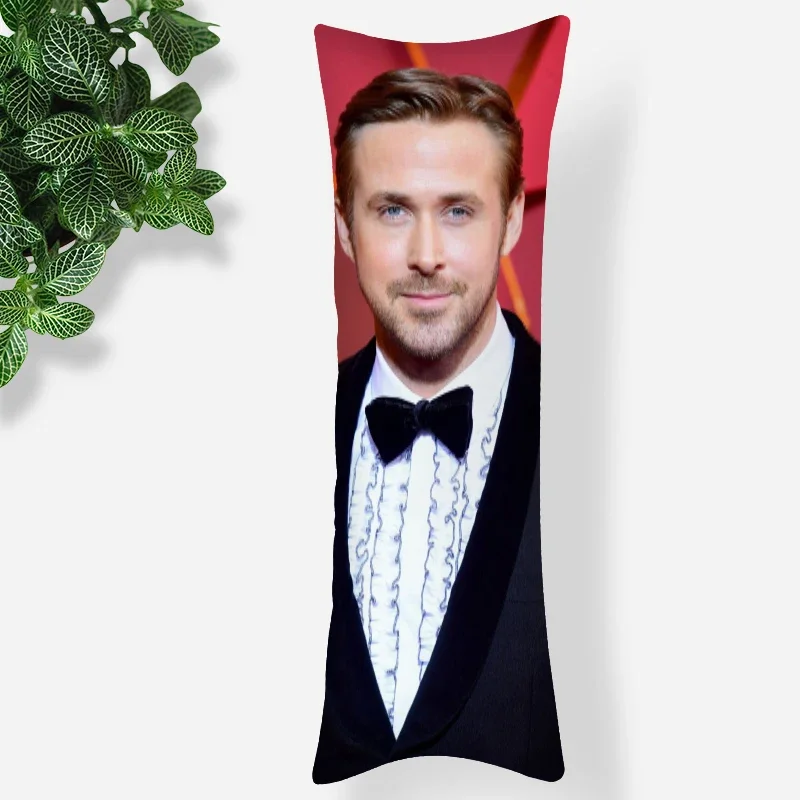 Ryan Gosling Dakimakura che abbraccia la federa per cuscino personalizzata fai da te 7 dimensioni